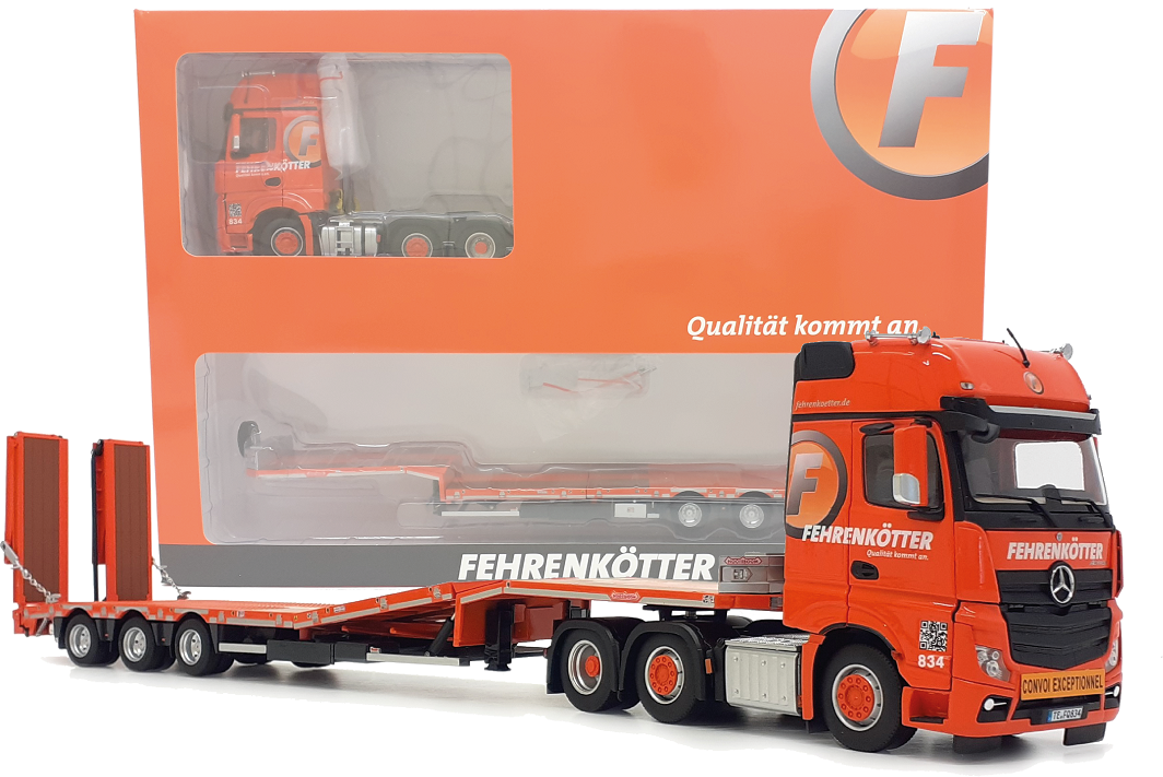 Mercedes-Benz Actros 6x2 met Nooteboom - Fehrenkotter Edition